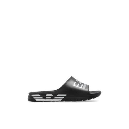 Rubberen teenslippers Emporio Armani EA7 , Black , Heren