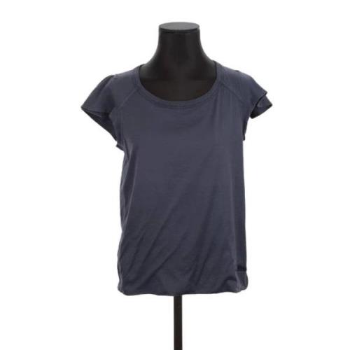 Pre-owned Cotton tops Louis Vuitton Vintage , Blue , Dames