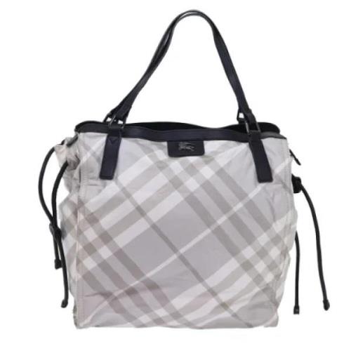 Pre-owned Fabric totes Burberry Vintage , Gray , Dames