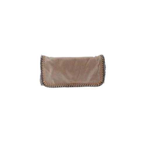 Pre-owned Suede clutches Stella McCartney Pre-owned , Beige , Dames