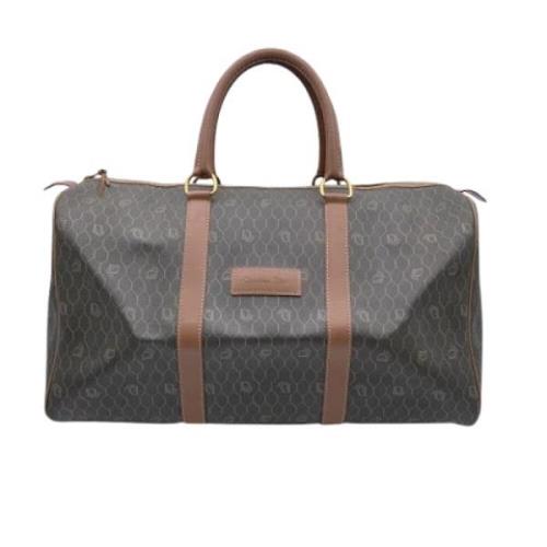 Pre-owned Canvas travel-bags Dior Vintage , Gray , Dames