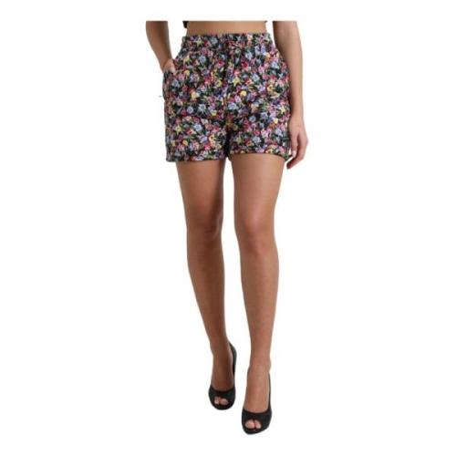 Bloemen hoge taille hotpants shorts Dolce & Gabbana , Multicolor , Dam...