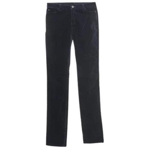 Pre-owned Velvet jeans Armani Pre-owned , Blue , Dames