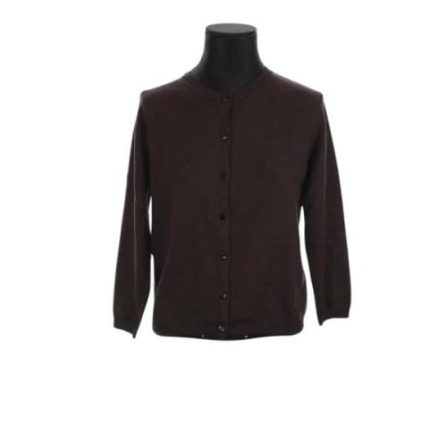 Pre-owned Wool tops Jean Paul Gaultier Pre-owned , Brown , Dames