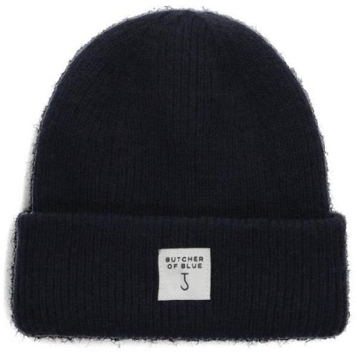 Army Wool Badge Beanie Wintermuts Butcher of Blue , Blue , Heren