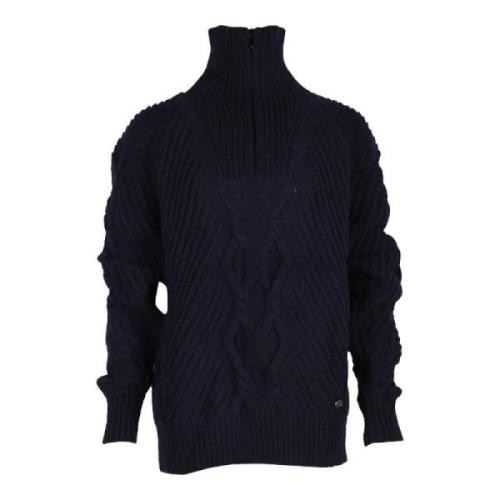 Pre-owned Wool tops Chanel Vintage , Blue , Dames