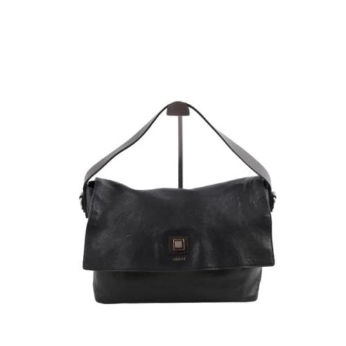 Pre-owned Leather shoulder-bags Celine Vintage , Black , Dames