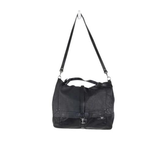 Pre-owned Leather handbags Jérôme Dreyfuss Pre-owned , Black , Dames