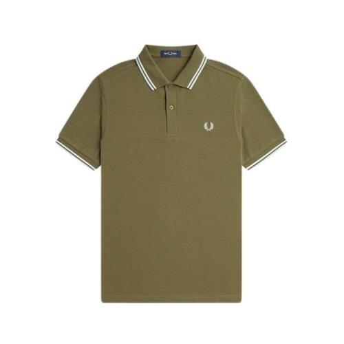 Polo Shirt in 2 Kleuren Fred Perry , Green , Heren