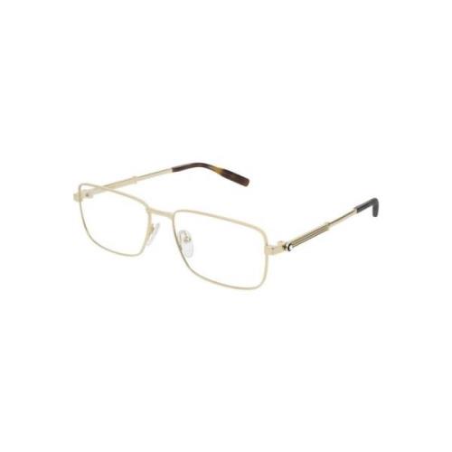 Stijlvolle Mb0029O Zonnebril Montblanc , Yellow , Heren