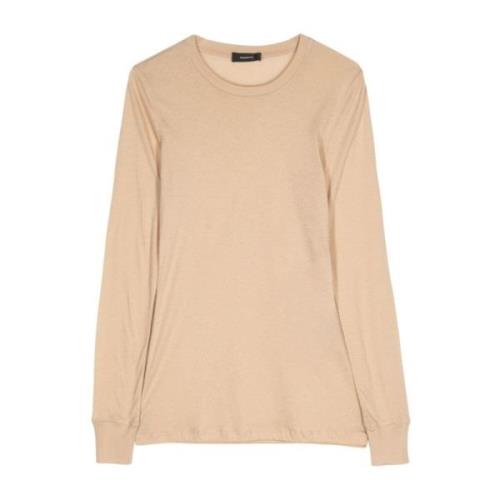 Beige T-shirts en Polos Wardrobe.nyc , Beige , Dames