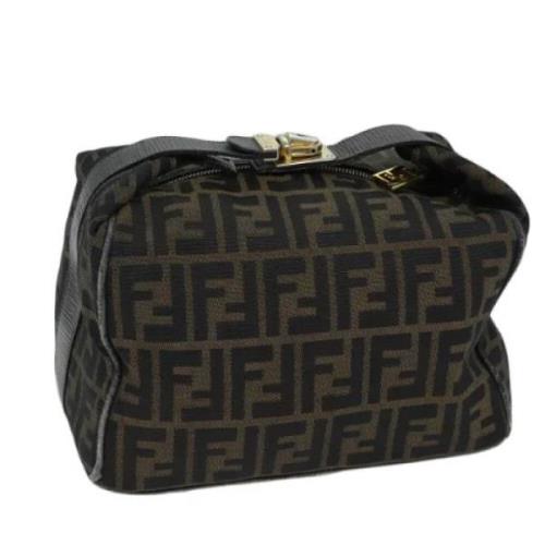 Pre-owned Canvas handbags Fendi Vintage , Brown , Dames