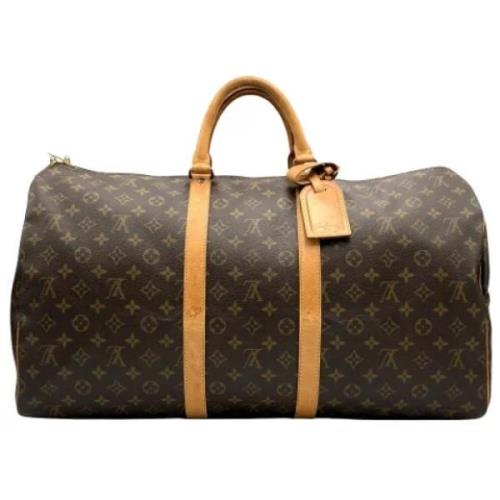 Pre-owned Canvas louis-vuitton-bags Louis Vuitton Vintage , Brown , Da...