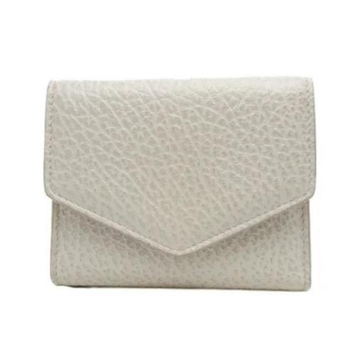 Pre-owned Leather wallets Maison Margiela Pre-owned , Gray , Dames
