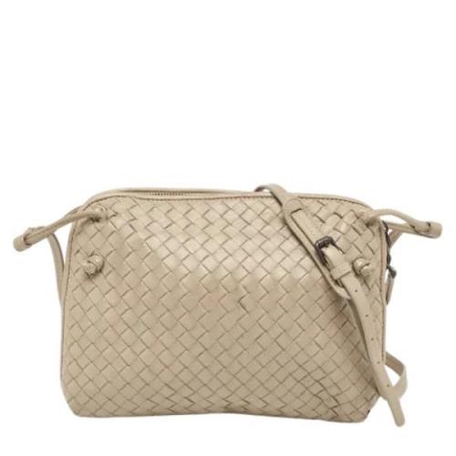 Pre-owned Leather crossbody-bags Bottega Veneta Vintage , Beige , Dame...