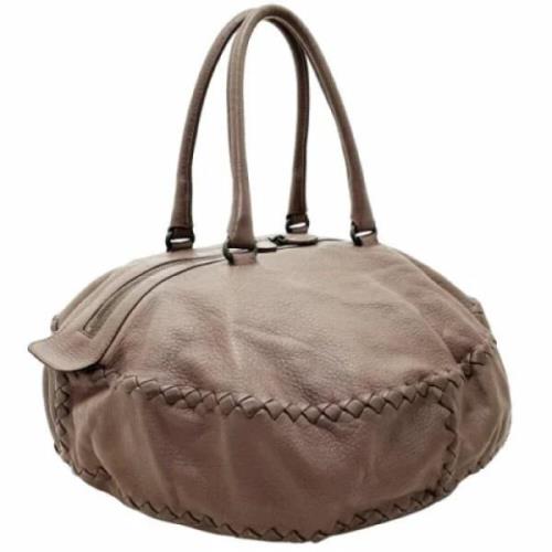 Pre-owned Leather handbags Bottega Veneta Vintage , Brown , Dames