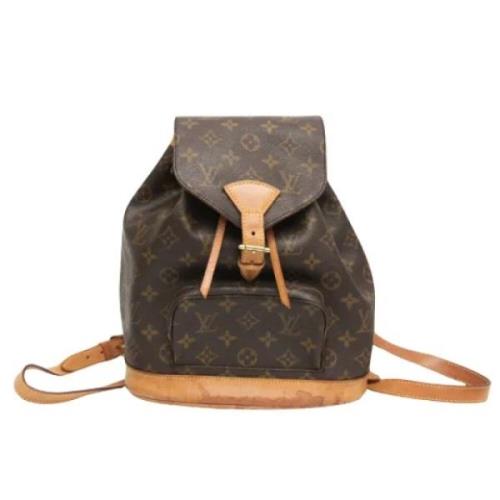 Pre-owned Canvas backpacks Louis Vuitton Vintage , Brown , Dames