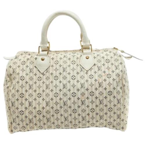 Pre-owned Canvas louis-vuitton-bags Louis Vuitton Vintage , Beige , Da...