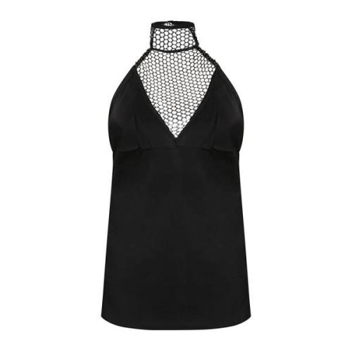 Stijlvolle Halterneck Mouwloze Top Rotate Birger Christensen , Black ,...