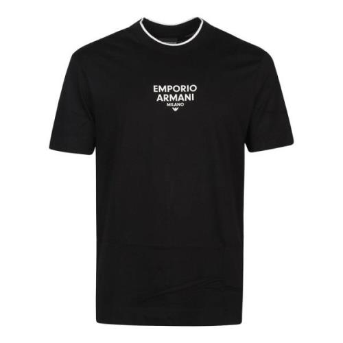 Klassiek Zwart T-Shirt 0067 Emporio Armani , Black , Heren