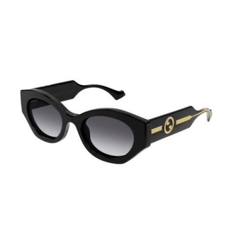 Zwart Grijs Zonnebril Gg1553S Gucci , Black , Dames