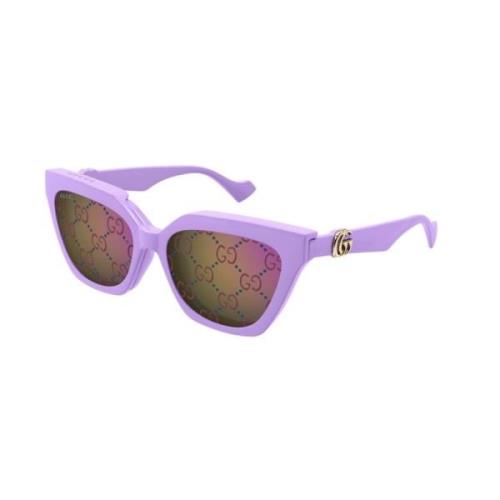 Violet Transparante Zonnebril Gg1542S 002 Gucci , Purple , Dames