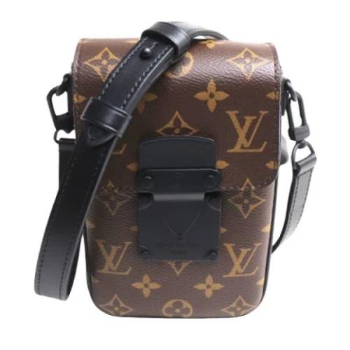 Pre-owned Canvas shoppers Louis Vuitton Vintage , Brown , Dames