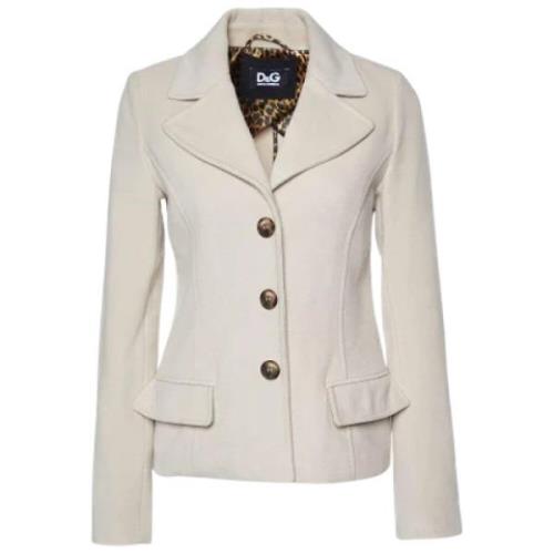 Pre-owned Polyester outerwear Dolce & Gabbana Pre-owned , Beige , Dame...