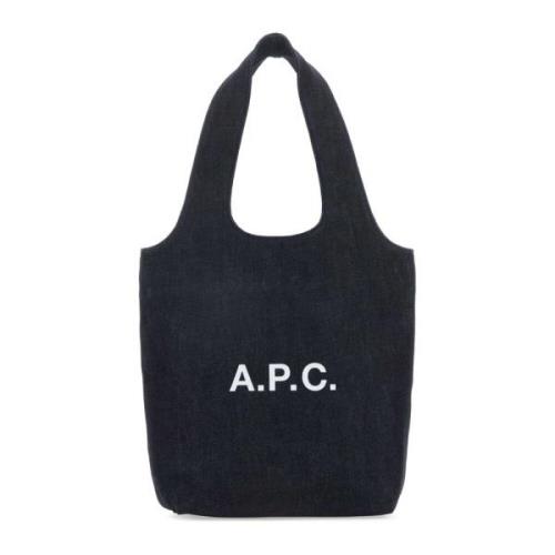 Ninon Denim Shopper A.p.c. , Blue , Dames