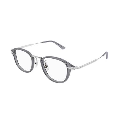 Grijze Klassieke Bril Model Mb0336O Montblanc , Gray , Unisex