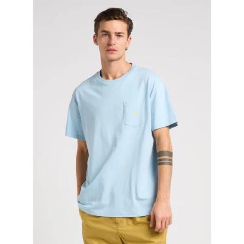 Lichtblauw Klassiek T-shirt Ralph Lauren , Blue , Heren