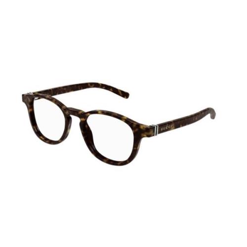 Stijlvolle Havana Frame Zonnebril Gucci , Brown , Unisex