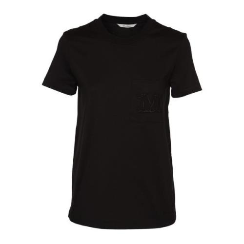 Zwarte T-shirts en Polos Max Mara , Black , Dames