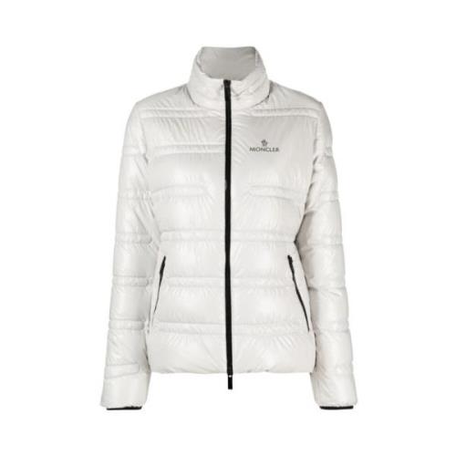 Down Jackets Moncler , Gray , Dames