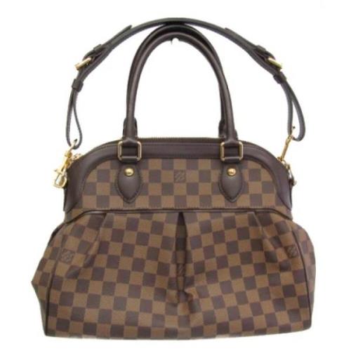 Pre-owned Canvas louis-vuitton-bags Louis Vuitton Vintage , Brown , Da...