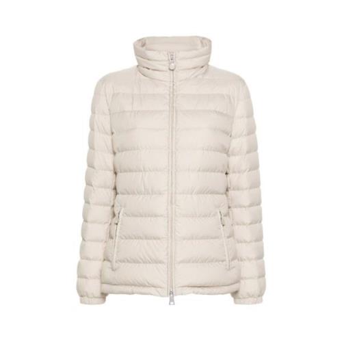 Licht Beige Donsjas Moncler , Beige , Dames