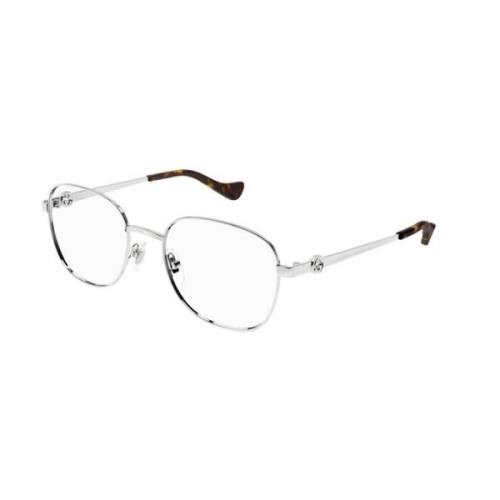 Zilveren Frame Gg1602O 003 Zonnebril Gucci , Gray , Unisex