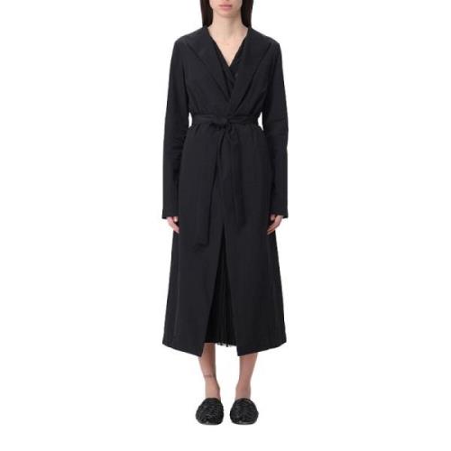 Elegant Trench Coat Fabiana Filippi , Black , Dames