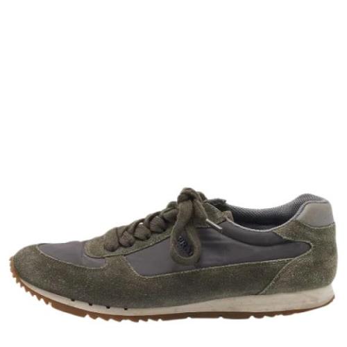 Pre-owned Nylon sneakers Prada Vintage , Gray , Heren