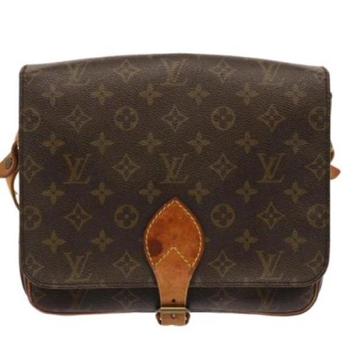 Pre-owned Canvas louis-vuitton-bags Louis Vuitton Vintage , Brown , Da...