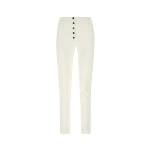 Stretch Ottoman Broek Ivoor Philosophy di Lorenzo Serafini , White , D...