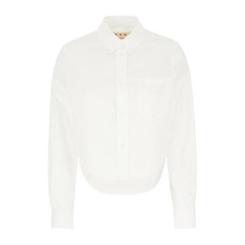 Stijlvolle Overhemden Collectie Marni , White , Dames