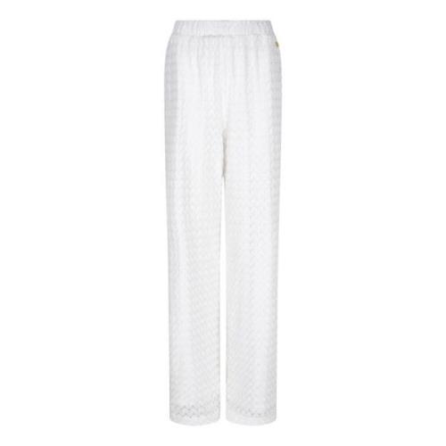 Boho Charm Wide Leg Pants Radical , White , Dames