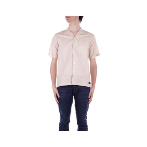 Beige Herenshirt Paolo Pecora , Beige , Heren