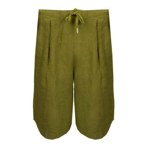 Linnen Shorts Eenvoudige Stijl Italië Xagon Man , Green , Heren