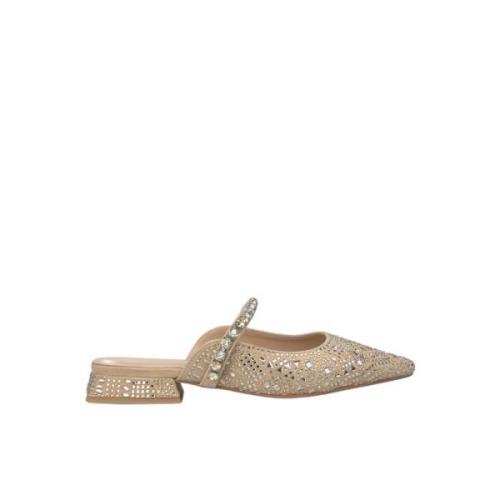 Kristal platte schoen Alma EN Pena , Beige , Dames