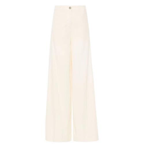 Stijlvolle Roze Broek Pinko , Beige , Dames