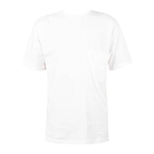 Oversize Ronde Hals Zak T-shirt Xagon Man , White , Heren