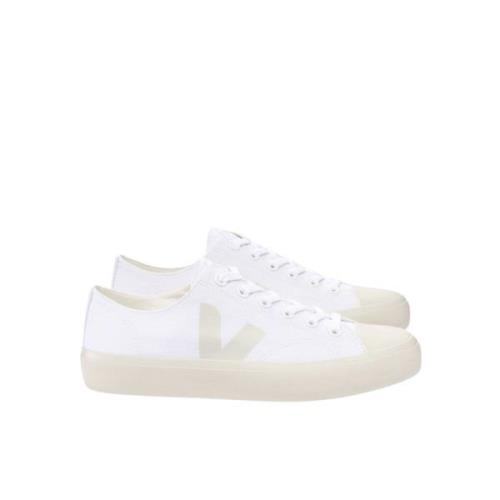 Canvas Sneakers Sporty Design Casual Style Veja , White , Heren