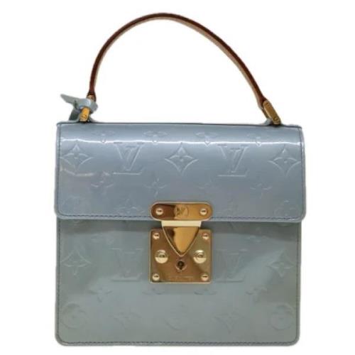 Pre-owned Leather louis-vuitton-bags Louis Vuitton Vintage , Gray , Da...